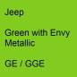 Preview: Jeep, Green with Envy Metallic, GE / GGE.